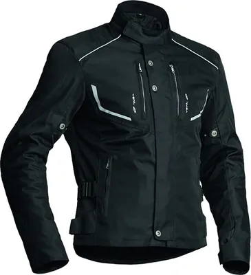 Produktbild von Lindstrands Halden wasserdichte Damen Motorrad Textiljacke, schwarz, 36