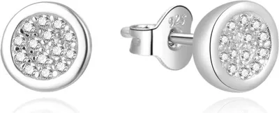 Produktbild von Feine Silberohrringe mit Zirkonia AGUP2278