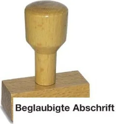 Produktbild von AMOS LST811 Vorgangsstempel - Beglaubigte Abschrift
