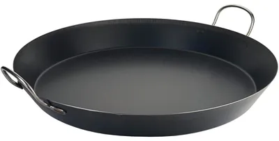 Produktbild von Paella-Eisenpfanne, induktionsgeeignet, schwere Qualität, Variante wählbar : 60 cm Variante: 60 cm