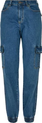 Produktbild von Urban Classics Ladies - Stretch Denim Cargo Jeans - W29