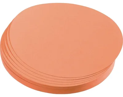Produktbild von Franken GmbH FRANKEN - Moderationskarte - Kreis - Durchmesser: 14 cm - orange (Packung mit 500)
