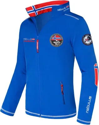 Productafbeelding van Nebulus Softshelljas MAESTRO, heren, warme outdoorjas, praktische en veelzijdige tussenjas, model Q803 - heren, kobaltblauw, maat S