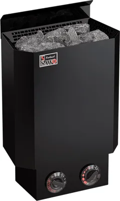 Produktbild von Sawo Nordex Mini Elektroofen 3,6 kW, Schwarz | mit integrierter Steuerung | NRM-36NB-BL-Z