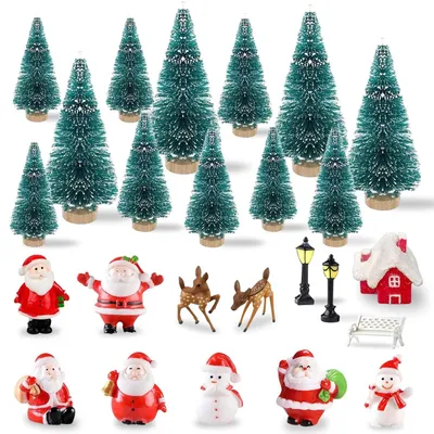 Image de Lot de 25 mini décorations de Noël pour des tables festives