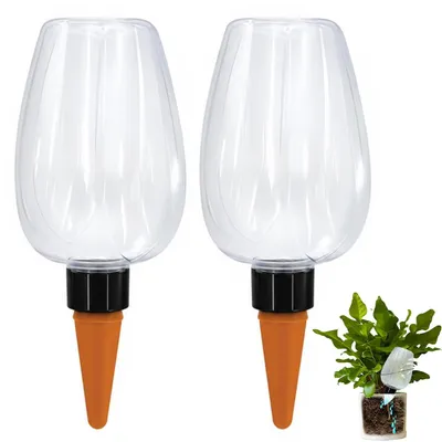 2er-Set Wasserbälle 350 ml – automatische Pflanzenbewässerung