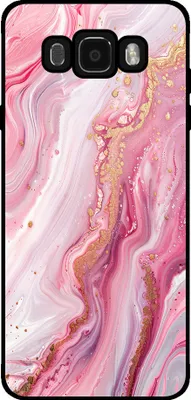 Immagine prodotto di Smartphonica Custodia per telefono adatta a Samsung Galaxy J7 2016 con stampa in marmo - Custodia posteriore in TPU con design in marmo - Rosa