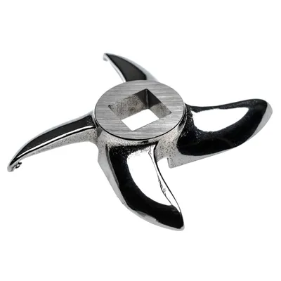 Produktbild von vhbw Sichelmesser Gr. 32 für Fleischwolf - Messer, 15,1 x 15,1 mm Vierkant, Edelstahl