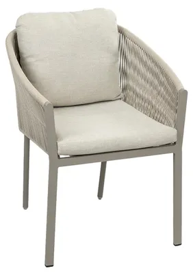 Produktbild von Stapelbarer Gartenstuhl Elvira | Camel & Beige | 2er Set