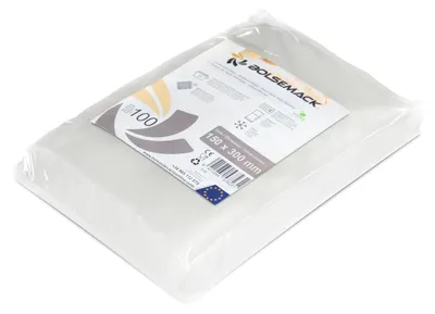 Produktbild von BOLSEMACK Vakuumierbeutel 15x30cm - Vakuumbeutel 100 Stück für alle Vakuumierer
