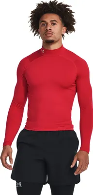 Produktbild von Under Armour Ua Cg Armour Comp Mock - red, Größe:XL