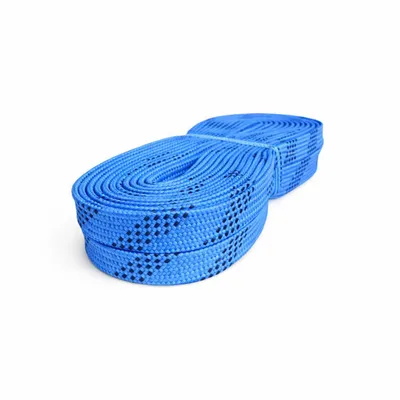 Produktbild von Schlittschuh / Eishockey Schnürsenkel - Blau - Ungewachst - 240 cm