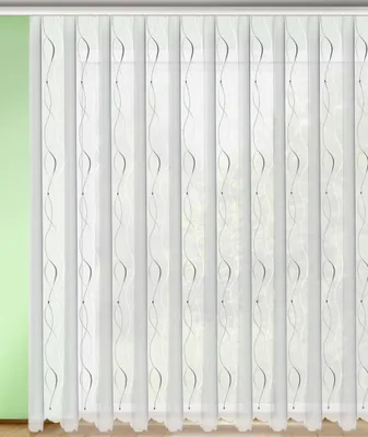 Produktbild von Stickstore Swing weiß - Elegante Fensterdekoration - Größe (HxB): 245x300cm