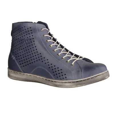 Produktbild von Andrea Conti 0347905 Hightop Sneaker, Damen, Bleu, Leder, NEU, TOPP - Damenschuhe Modische Stiefelette / Boots, Blau, leder
