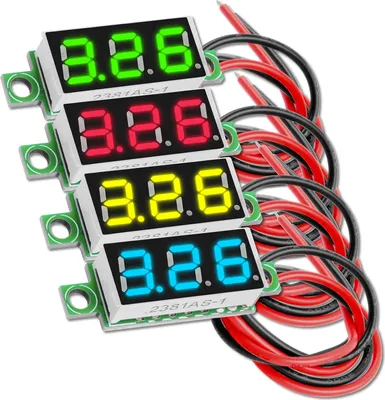 Produktbild von AZ-Delivery Werkzeug & Messgeräte 0,28 Zoll Mini Digital Voltmeter Spannungsmesser mit 7-Segment Anzeige 2,5V - 30V kompatibel mit Arduino, 1x Set