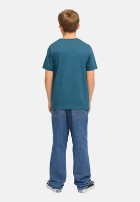 Image de Jack & Jones Corp Logo t-shirt à manches courtes Bleu 12 ans garçon Bleu 12 ans
