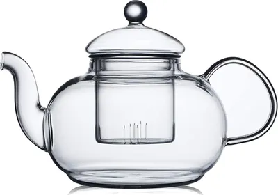 Image de Théière en verre avec passoire 1000ml Sans danger pour la cuisinière et écologique
