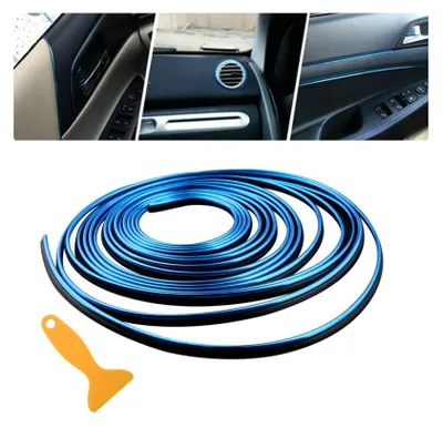 Immagine prodotto di Nastro per interni auto, blu, 5 m + attrezzi per il montaggio