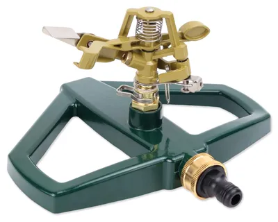 Impulssprinkler, Metall, 20–360°, 25 m Reichweite, 490 m², 1 m³/h
