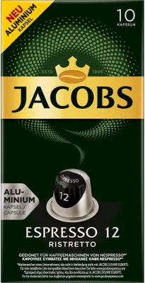 Produktbild von Jacobs Espresso Ristretto | 10 Nespresso® komp. Kapseln