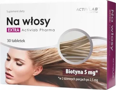 Image de Produit actif pour la santé des cheveux - 30 comprimés
