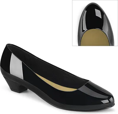 Produktbild von GWEN-01 Damen Pumps von Pleaser Pink Label, Schwarz Lack , EU 41, US 11