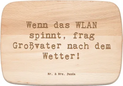 Produktbild von Mr. & Mrs. Panda Frühstücksbrett Spruch Großvater Wissen - Transparent - Geschenk, Frühstücksbrettchen, Technologie, Liebe, Familie, Holzbrett, Freude, Schneidebrett, für