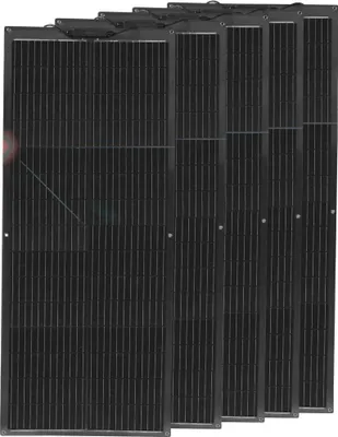 Obrázok produktu pre Súprava solárnych panelov, účinný monokryštalický dizajn, univerzálna inštalácia, 5 ks 100 W
