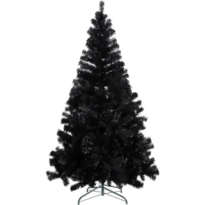 Produktbild von Černý umělý vánoční stromek, 150cm 415 větví