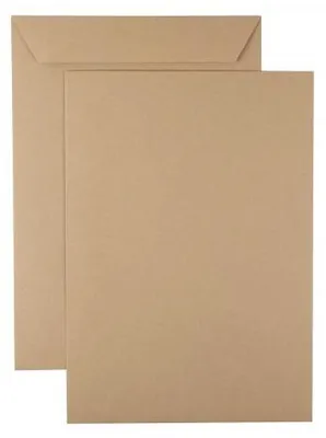 Produktbild von Kaenguruh C4 Versandtasche, Natron / Recycling braun 90g, nassklebend