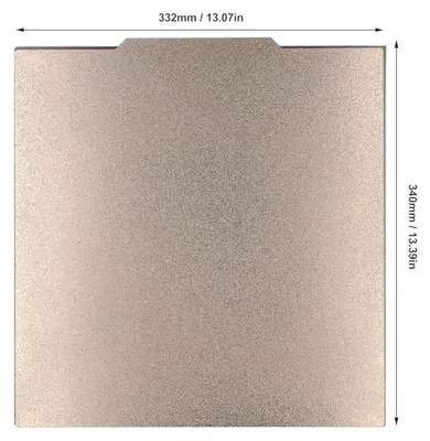 Zdjęcie produktu dla Platforma robocza pei dwustronna 332X340MM drukarka 3D PRO2