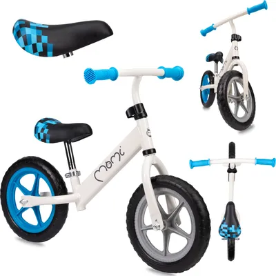 Image de MoMi FLEET Vélo de course pour enfants - hauteur réglable, EVA 12 pouces, cadre léger en acier, à partir de 3 ans