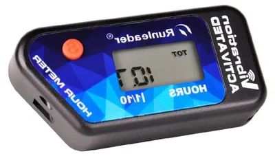 Productafbeelding van Zelfaangedreven Trillingsurenmeter met Onderhoudsherinnering voor Gas-/Dieselmotoren - Perfect voor Tuintractoren