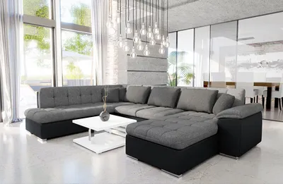 Produktbild von MIRJAN24 Ecksofa Niko Bis, Bettkasten und Schlaffunktion, Sofa vom Hersteller, Wohnlandschaft, Polstergarnitur (Soft 011 + Lux 05 + Lux 06, Seite: Rechts)
