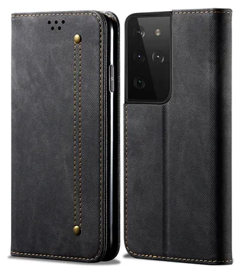 Immagine prodotto di Custodia Galaxy S21 Ultra 5G, LaimTop Pelle Portafoglio Flip Bookstyle Custodia protettiva con Stand per Samsung Galaxy S21 Ultra 5G Nero