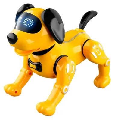 Produktbild von Zimilo Roboterhund für Kinder, Interaktiver Spielzeughund mit Fernbedienung, Programmierbaren Funktionen, Lern- und Tanzfunktion, als Geschenk, Gelb
