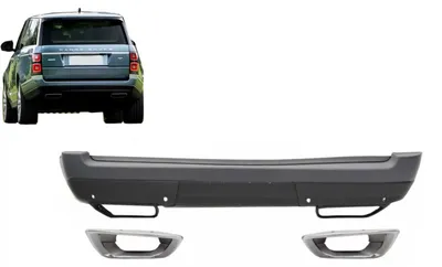 Produktbild von Heckstoßstange Auspuff Schalldämpfer Tipps für Rover Vogue IV L405 13-17 Upgraden auf 2018+.