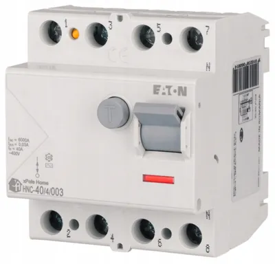 Obrázek produktu pro EATON Zbytkový proudový jistič 4P 40A 0,03A AC