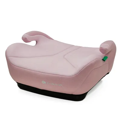 Produktbild von Kinderkraft I-BOOST 2 i-Size Autositz 125–150 cm, R129, 1,2 kg, ultraleicht, mit Armlehnen & abnehmbarem Bezug, Rosa