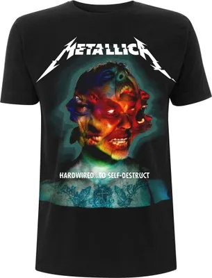 Zdjęcie produktu dla Metallica Hardwired Album Cover Black S Koszulka
