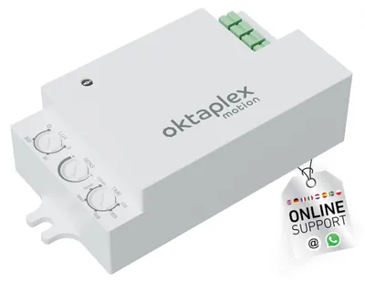 Obrázek produktu pro Detektor pohybu 24 GHz, určený pro instalaci, bílá barva