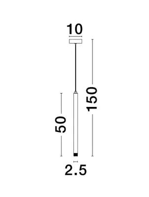 Produktbild von Nova Luce Pendelleuchte TRIMLE