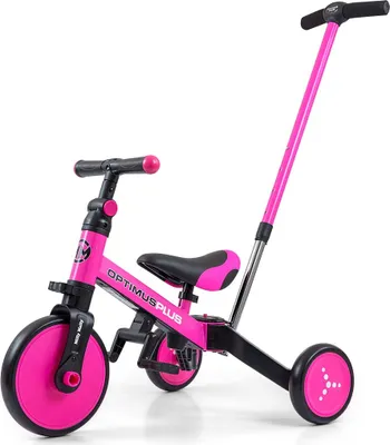 Obrázok produktu pre Milly Mally Kinderfahrrad 4 v 1 Optimus Plus Pink Dreirad