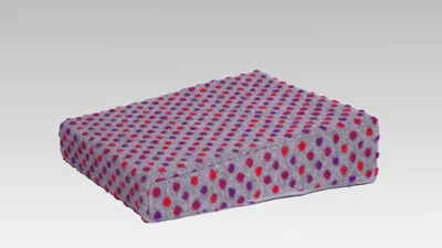 Produktbild von Keilkissen Aufstehhilfe Wolle Noppen 40 cm x 40 cm x 10/6 cm