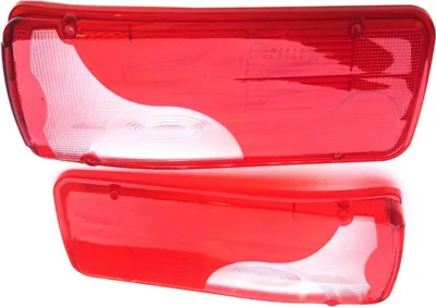 Produktbild von Matel Service 2x Lichtscheibe Heckleuchte Rücklichtglas Ersatzglas rot/weiß