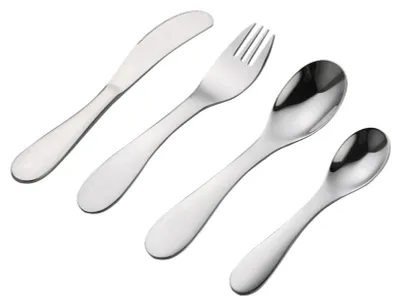 Obrázek produktu pro Ergonomická sada příborů z nerezové oceli pro pohodlné používání