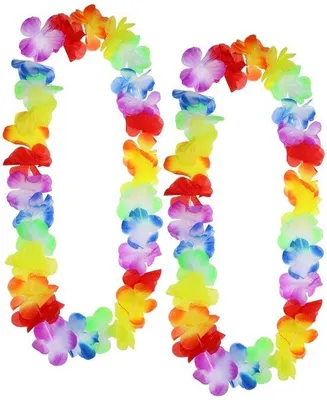 Produktbild von Hawaii Slingermaskefet - Bunte tropische Blumenketten für Party und Urlaub