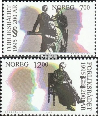 Produktbild von Briefmarken Norwegen 1995 Mi 1185-1186 (kompl.Ausg.) postfrisch Vergleichsbehörde