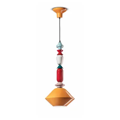 Immagine prodotto di DECO' LARIAT C2511, Sospensione in Vetroceramica, Ferroluce