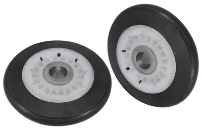 2 Trommelrollen für Trockner 4581EL3001E, Nylon-Gummi, Wartungsset